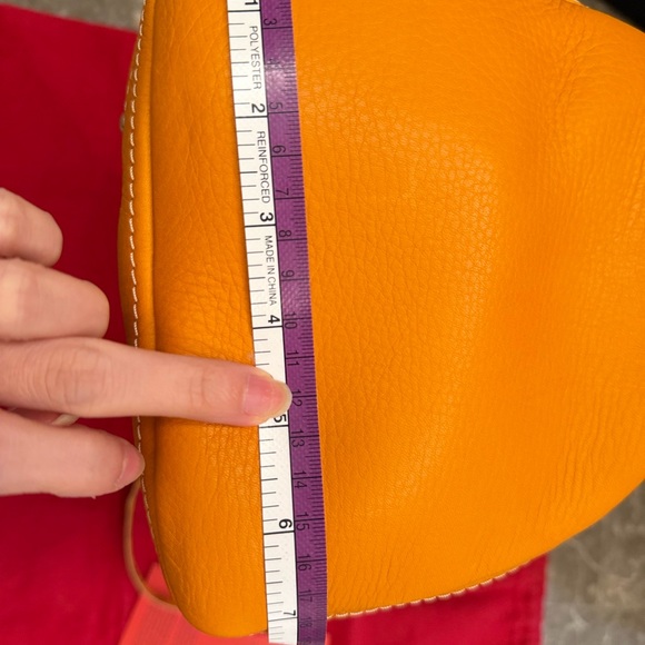 Carolina Herrera Orange CH Embossed Bag - Picture 13 of 15